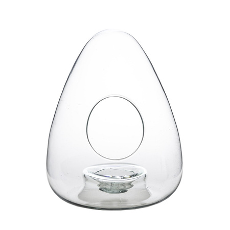 Szklane terrarium jajko W-655  H:24 cm D:19cm