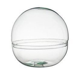 Szklane terrarium kula las w szkle XL W-603+W-604 H:28cm D:28cm