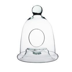 Szklane terrarium dzwonek W-651  H:25 cm D:19cm