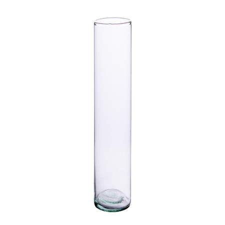 Szklany wazon cylinder H:27cm D:5,5cm